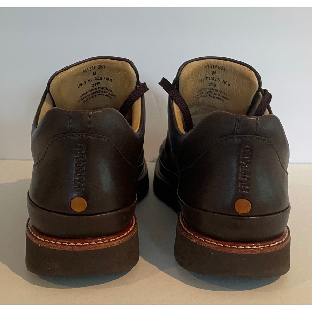 Samuel Hubbard Mens Dress Fast Brown Leather Dress Sneakers Shoes Business 9 M - Picture 6 of 10